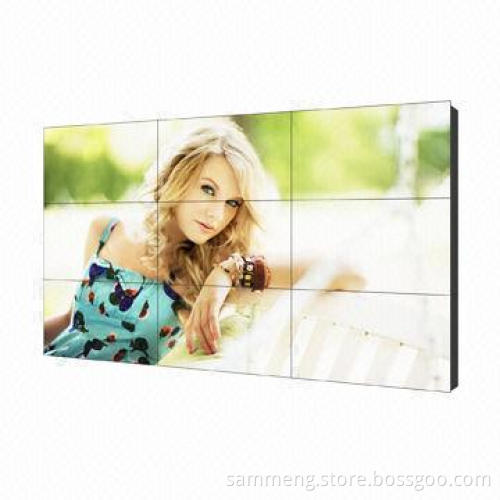 46-inch LCD Video Wall with 1,920 x 1,080-pixel Resolution, 5.3mm Gap and LED Back-light
